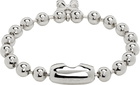 Off-White Arrow Ball Chain Bracelet