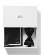 Mr P. - Silk Bow-Tie and Pocket Square Set