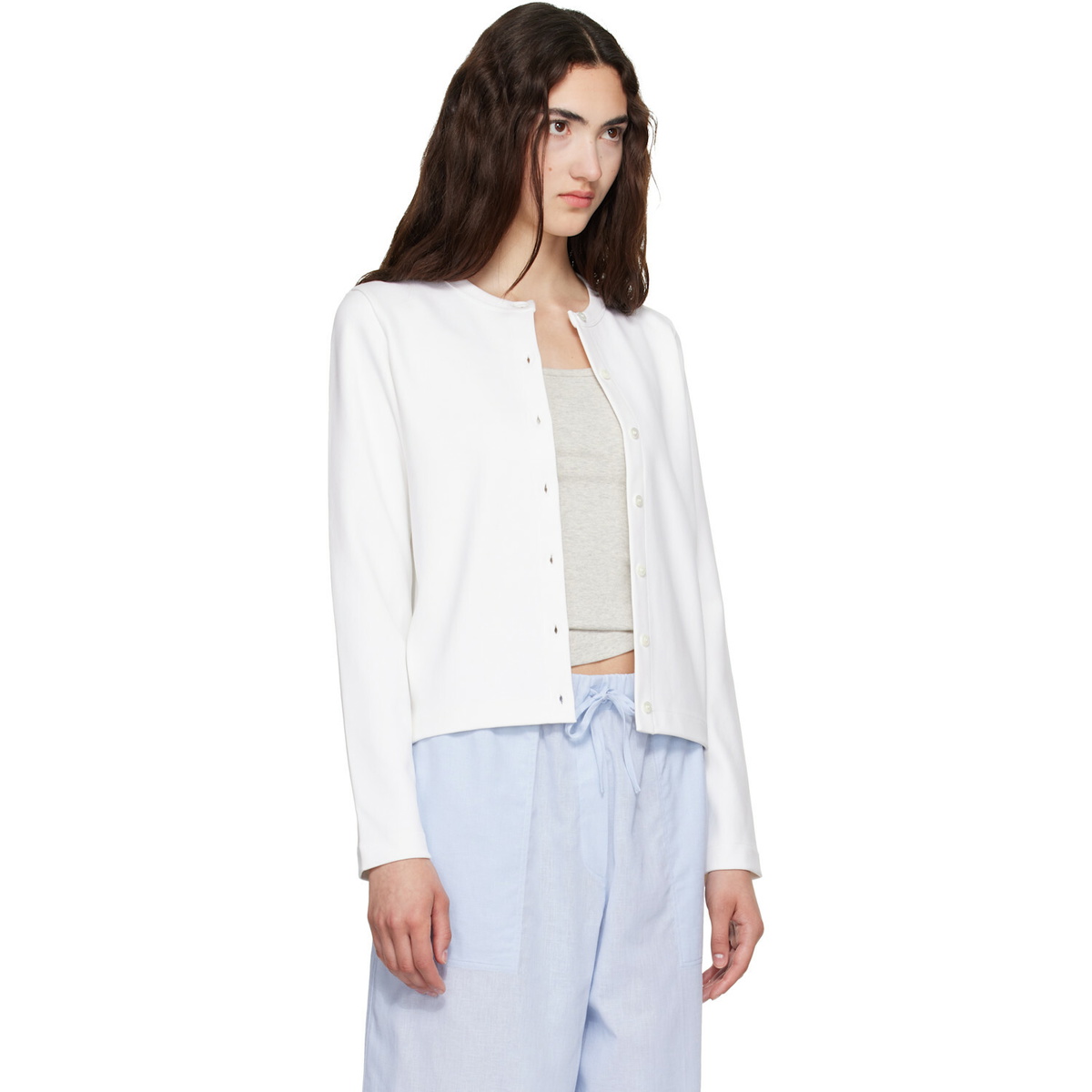 FLORE FLORE White Poppy Cardigan