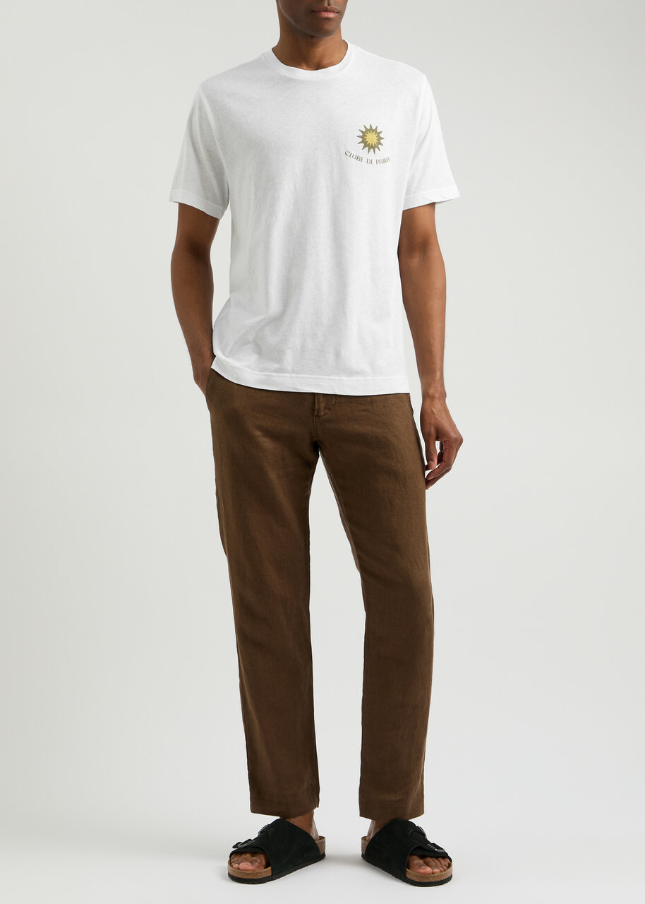 Frescobol carioca Dinis Clube De Praia Cotton T-shirt White