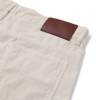 Brunello Cucinelli - Tapered Cotton-Corduroy Trousers - Neutrals