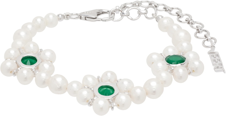 Photo: VEERT 'The Trio Flower Pearl' Bracelet