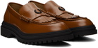 Fred Perry Tan Leather Loafers