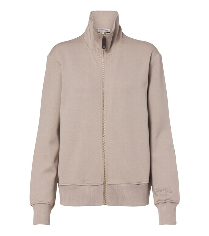 Photo: 'S Max Mara Cotton-blend zip-up sweatshirt