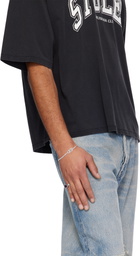 Stolen Girlfriends Club Silver Onyx Spider Bracelet