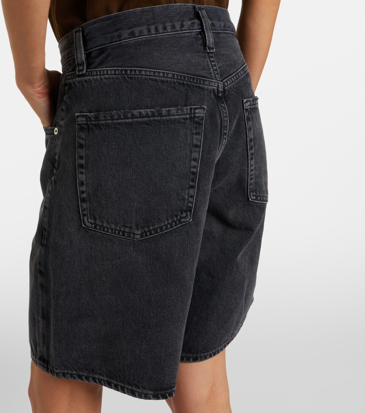 Citizens of Humanity Ayla denim Bermuda shorts