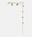 Oséree Shells embellished chain belt
