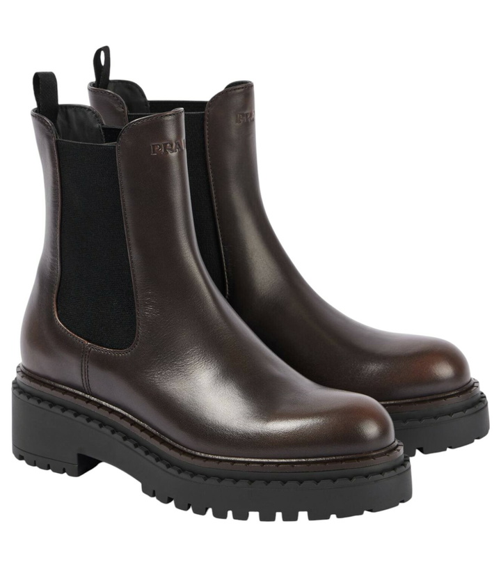 Photo: Prada Leather Chelsea boots
