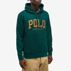 Polo Ralph Lauren Men's Polo College Logo Hoodie in Hunt Club Green