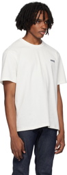 A.P.C. Off-White Flocked T-Shirt