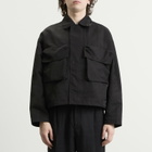 MKI Men's Silky Nylon Pilot Jacket in Black