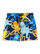 Vilebrequin - Mahina Straight-Leg Mid-Length Printed Recycled Swim Shorts - Blue