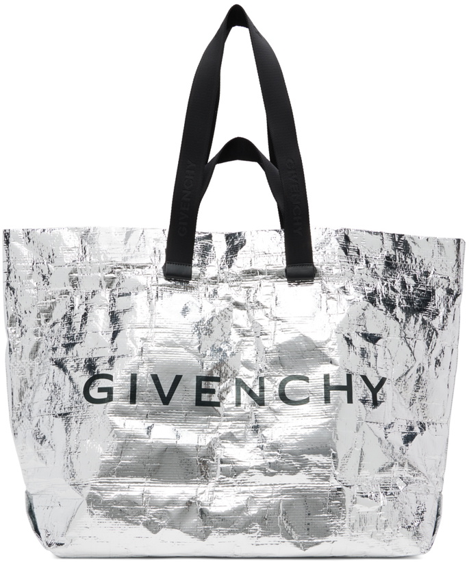 Photo: Givenchy Silver G-Shopper Tote