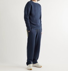 Universal Works - Loopback Organic Cotton-Blend Jersey Sweatpants - Blue