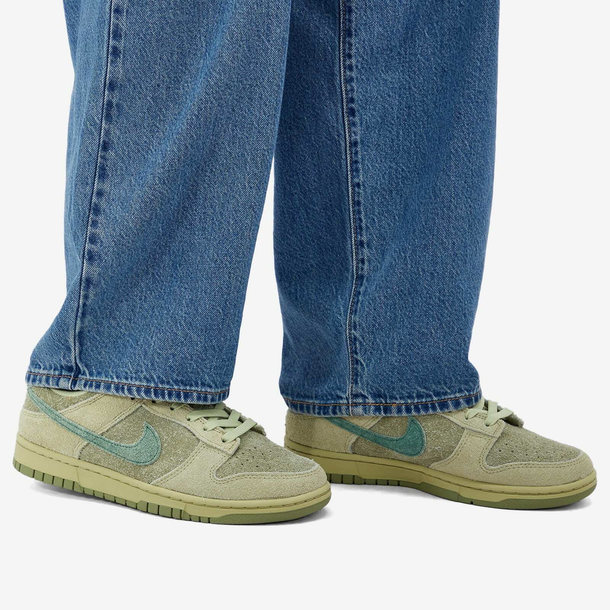 Nike Women's W Dunk Low SS Sneaker in Bicoastal/Oil Green Nike