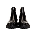 Common Projects Black Lug Sole Chelsea boots