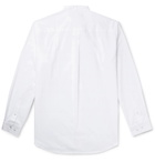 JW Anderson - Grandad-Collar Tie-Detailed Cotton Shirt - White