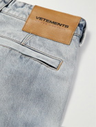 VETEMENTS - Wide-Leg Convertible Jeans - Blue
