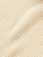 DOPPIAA - Ribbed Cotton Sweater - Neutrals