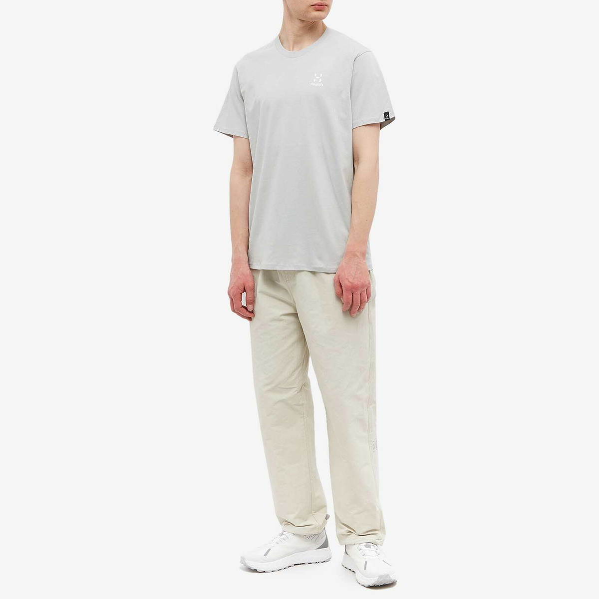 Haglofs Men's Camp T-Shirt in Stone Grey