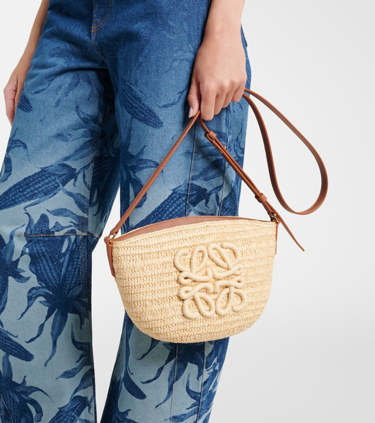 Loewe Paula's Ibiza Eclipse raffia crossbody bag