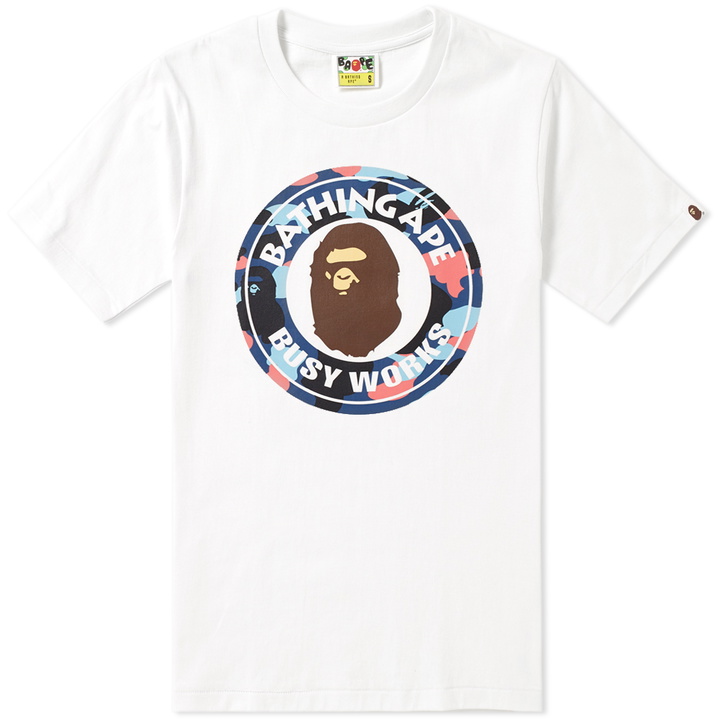 Photo: A Bathing Ape Colour Camo Busy Works Tee