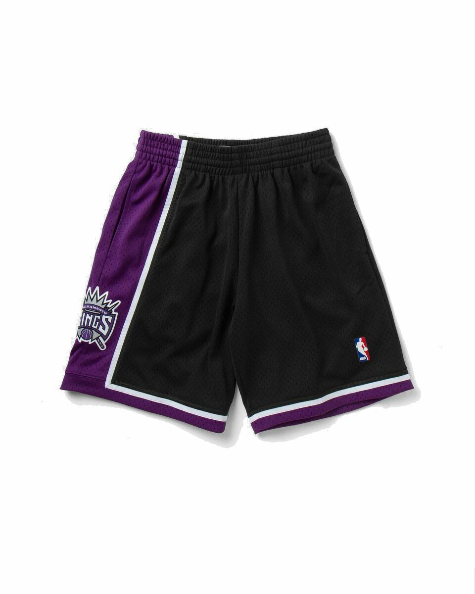 Photo: Mitchell & Ness Nba Swingman Shorts Sacramento Kings Road 2000 01 Black/Purple - Mens - Sport & Team Shorts