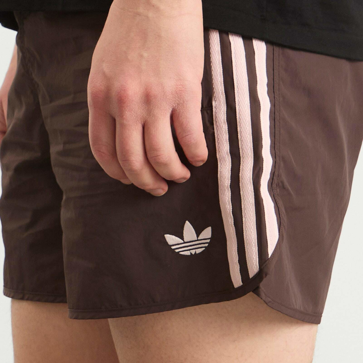 Adidas Men's Sprinter Shorts in Aurora Coffee/Sandy Pink adidas Adidas Men's Sprinter Shorts in Aurora Coffee/Sandy Pink adidas