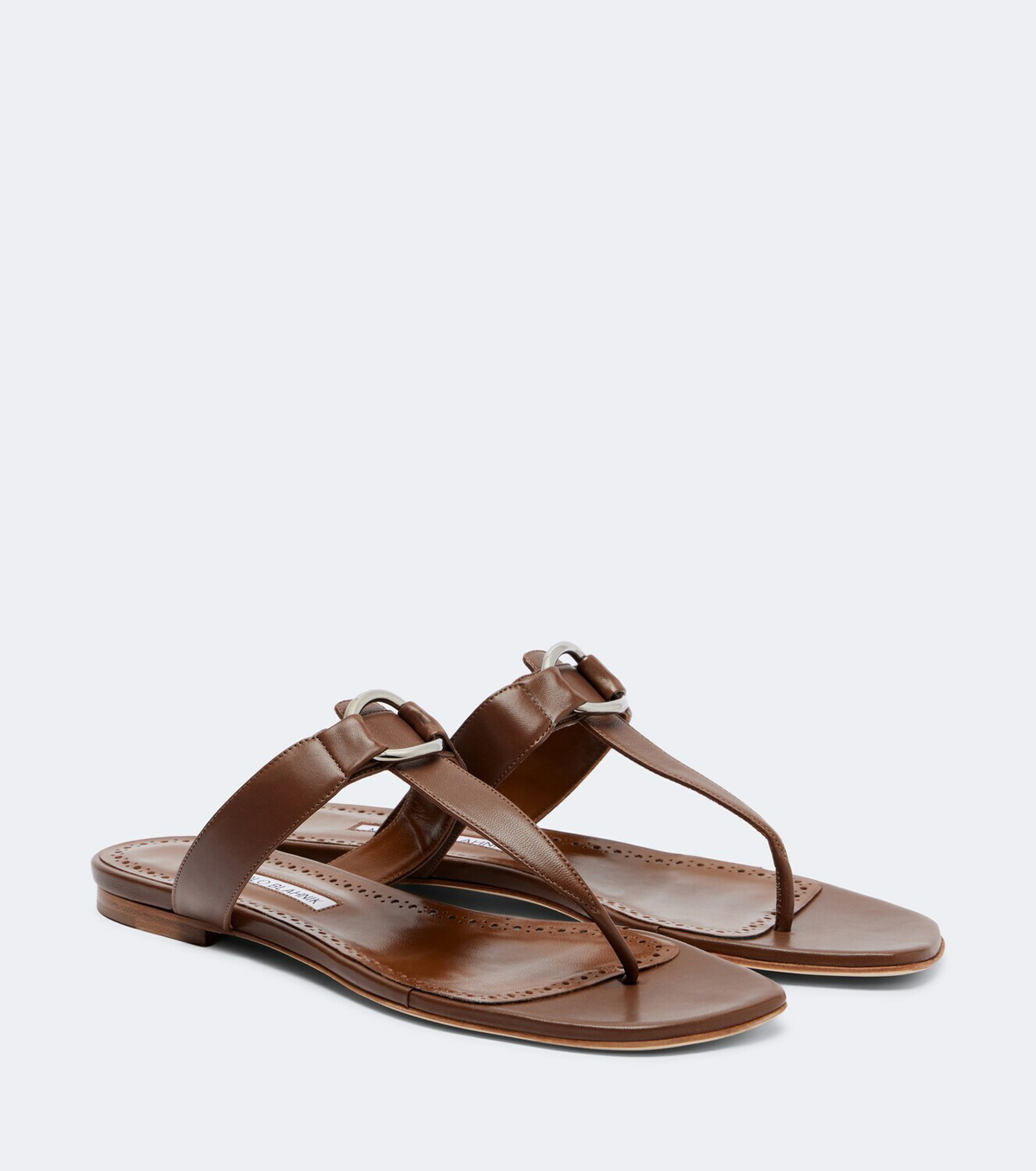 Manolo Blahnik Mionasan leather thong sandals