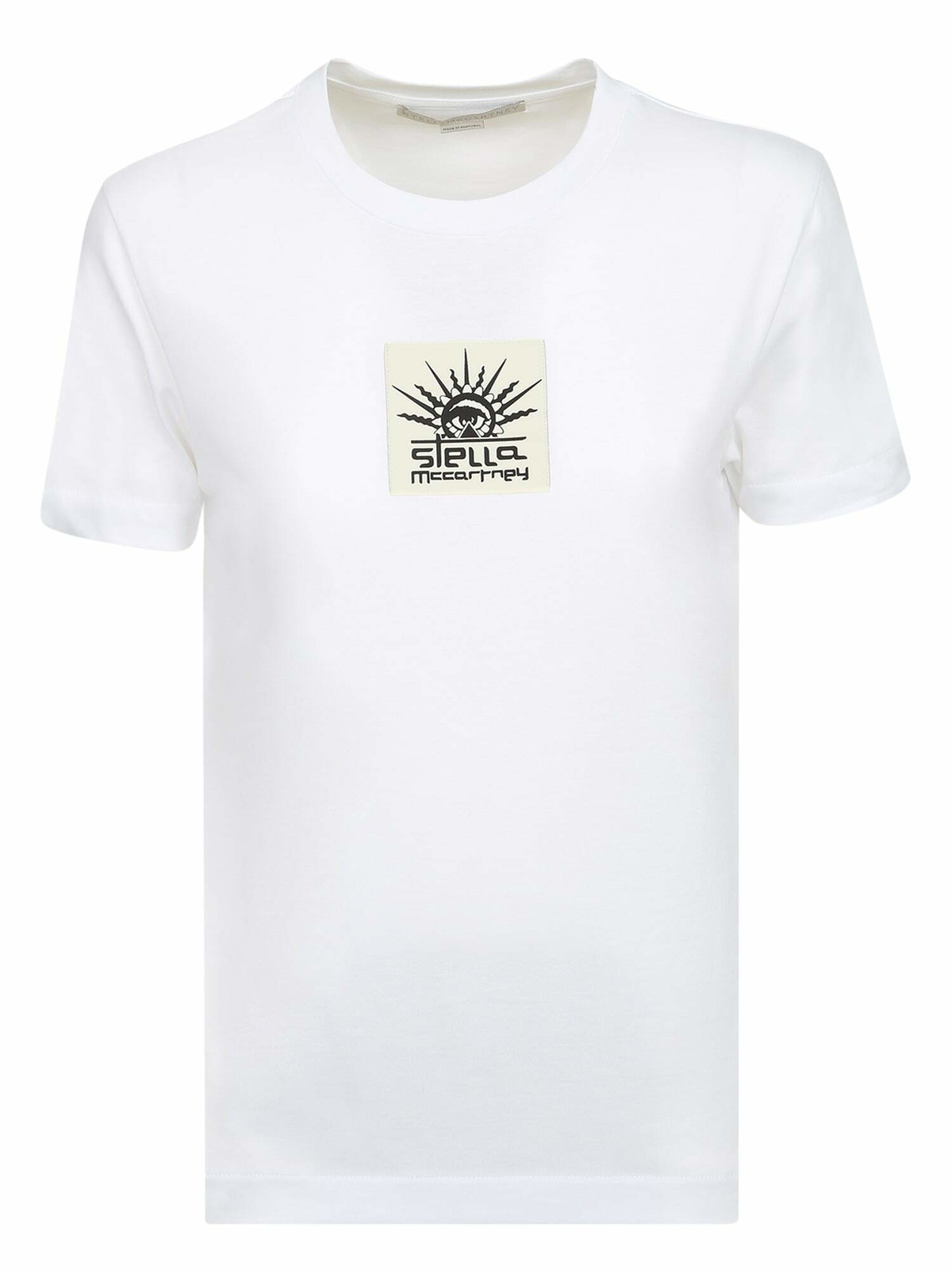Tシャツ・カットソー Stella McCartney T-SHIRT WITH ASYMMETRICAL HEMLINE Stella McCartney T-shirt With Asymmetrical Hemline Stella