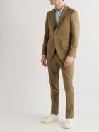 MP Massimo Piombo - Andy Slim-Fit Unstructured Cotton-Blend Twill Suit Jacket - Brown