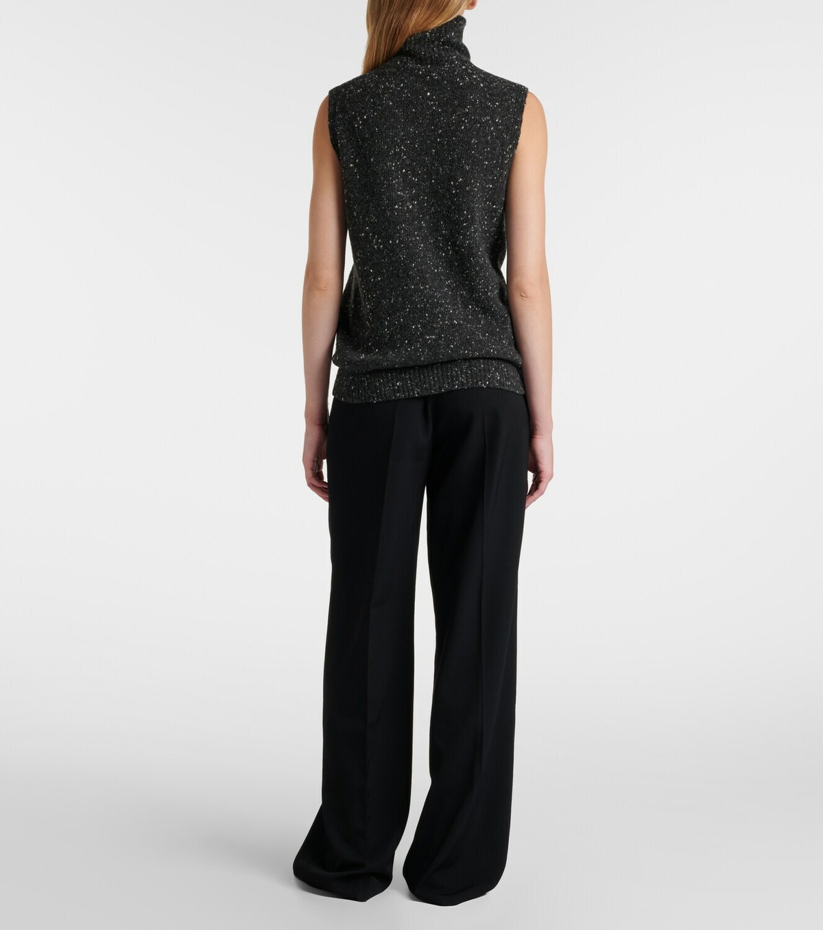 The Row Merilas cashmere turtleneck top