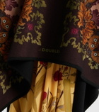 La DoubleJ Printed virgin wool poncho