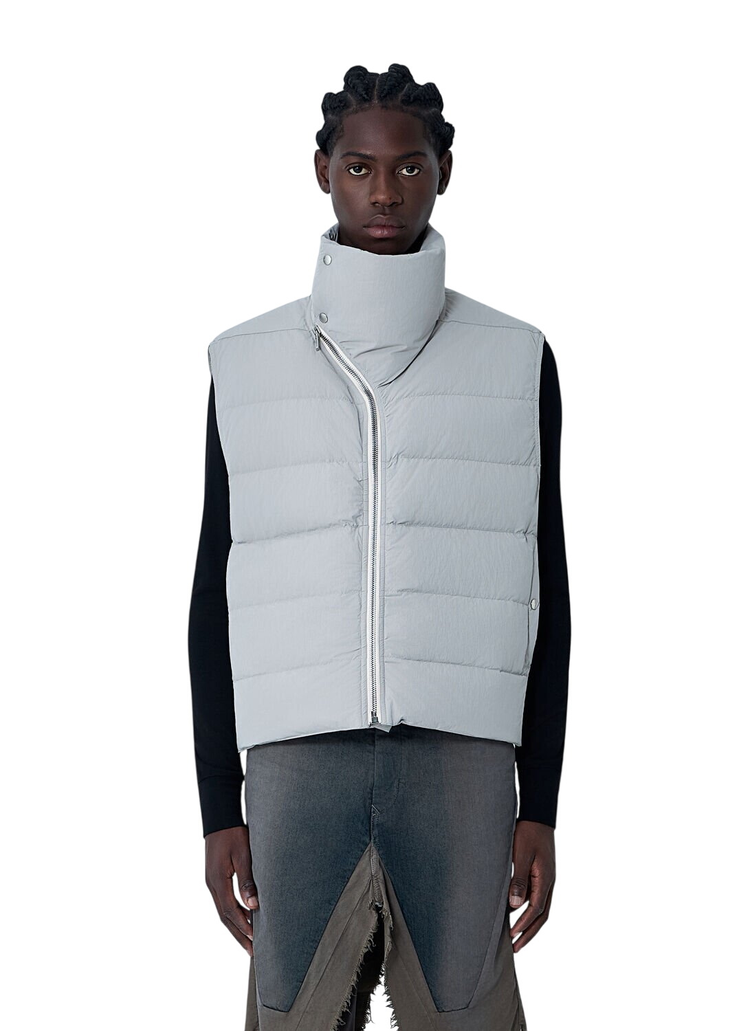 Rick Owens Black Bauhaus Leather Vest Rick Owens