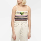 Soulland Women's Alien Crop Top in Multi Light
