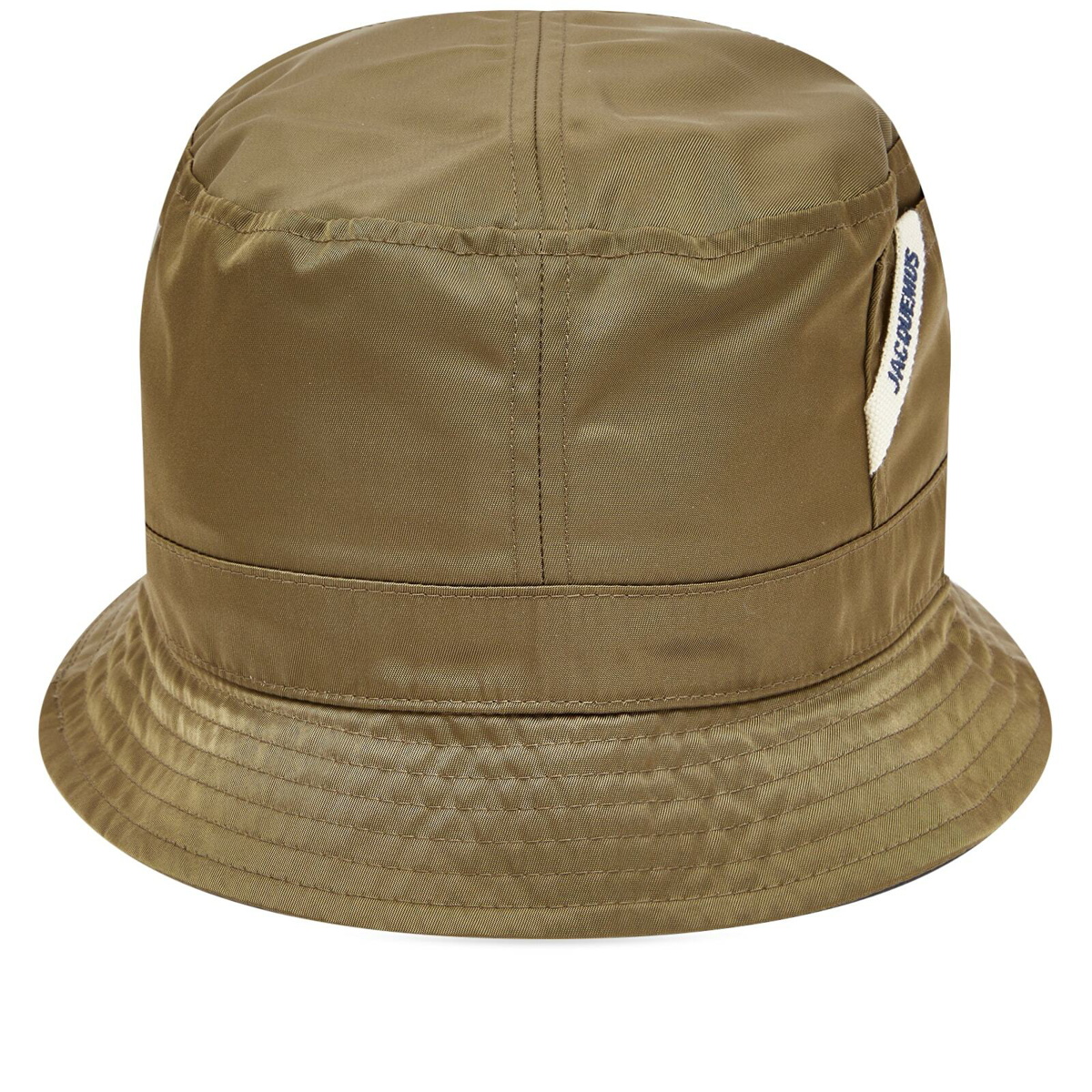 Jacquemus Men's Le Bob Ovalie Bucket Hat in Khaki Jacquemus