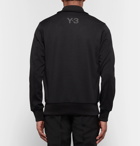 Y-3 - Logo-Print Loopback Jersey Track Jacket - Men - Black
