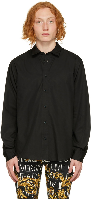 Photo: Versace Jeans Couture Black Cotton Shirt