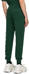 Balmain Green Printed Sweatpants