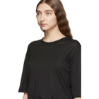Boris Bidjan Saberi Black Object-Dyed Mens Fit T-Shirt