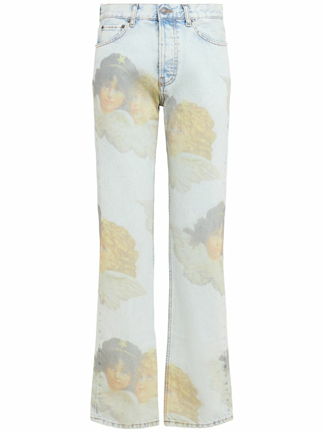 FIORUCCI Angel Print Straight Fit Jeans