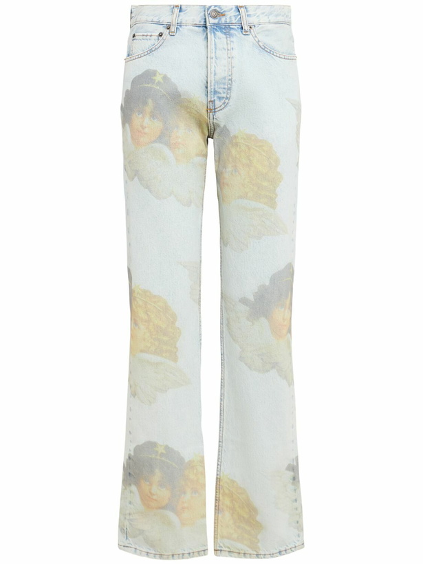 Photo: FIORUCCI Angel Print Straight Fit Jeans