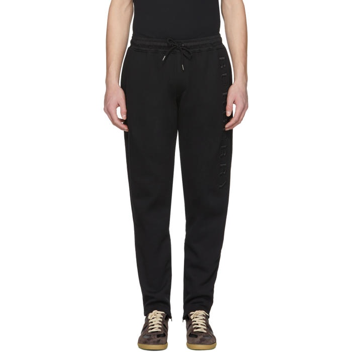 Photo: Burberry Black Nickford Embroidered Lounge Pants