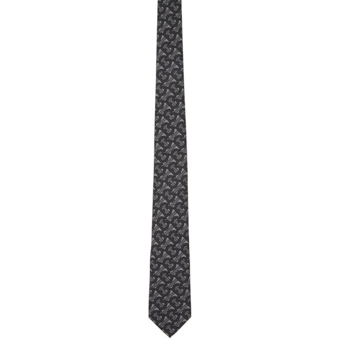Photo: Burberry Grey Monogram Manston Tie