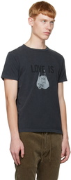 Remi Relief Black 'Love Is' T-Shirt