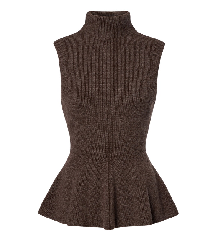 Photo: Róhe Ribbed wool and cashmere turtleneck top