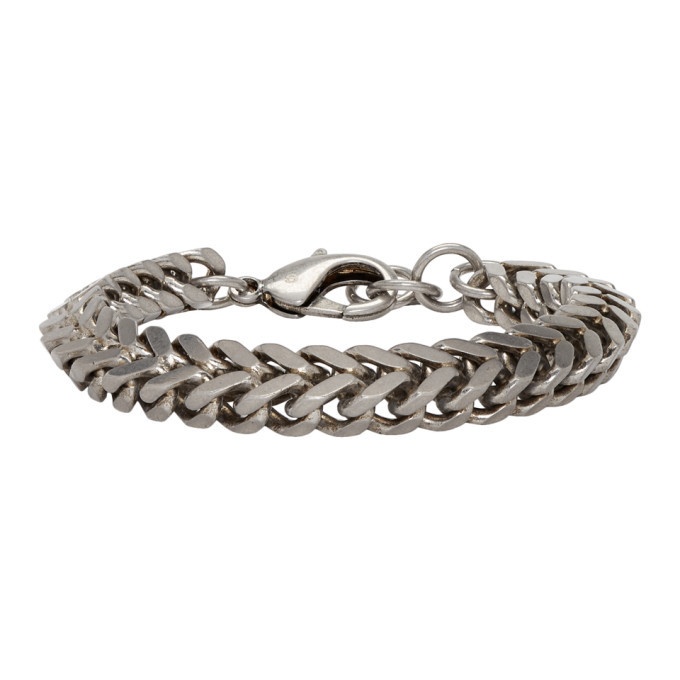 Photo: Balenciaga Silver Chain Set Bracelet