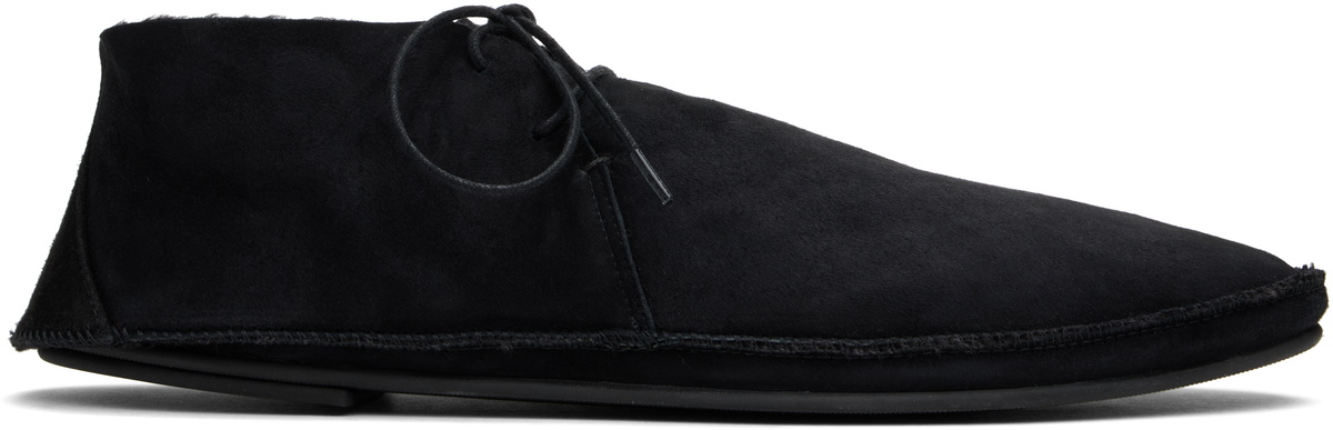 The Row Black Tyler Lace Up Derbys