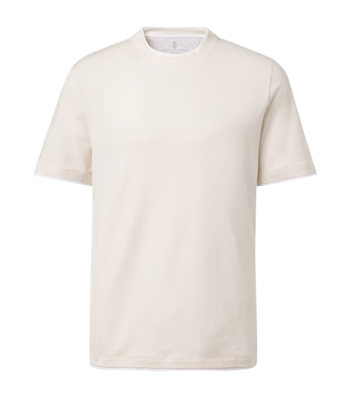 Photo: Brunello Cucinelli Cotton jersey T-shirt