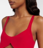 Prada Silk crêpe de chine bra top